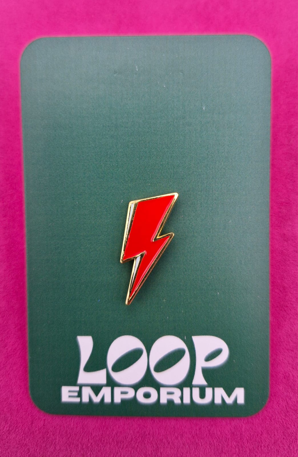 Enamel Pin- Lightning Bolt *EP043