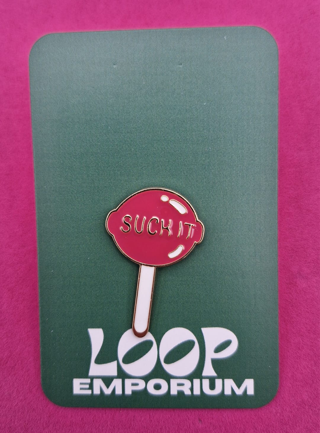 Enamel Pin-Suck it Lollypop*EP037*