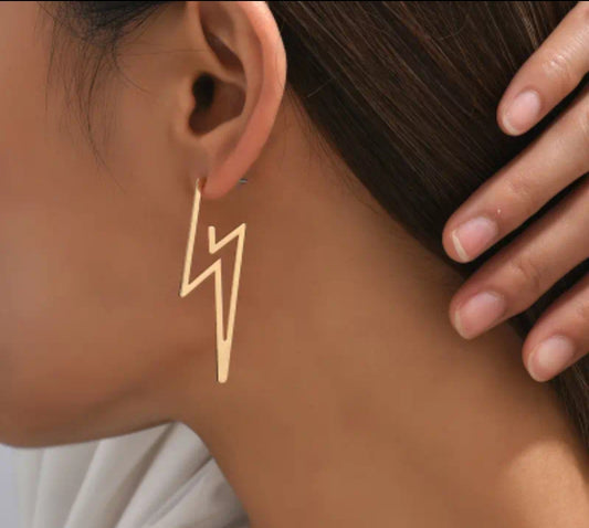 Bazou Lightning Bolt Dangle Earring