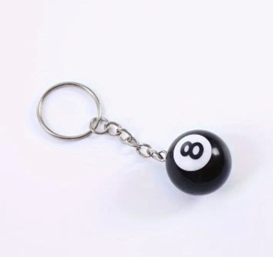 8 Ball Keyring