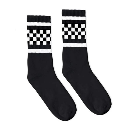 Men's Socco Socks Black Check