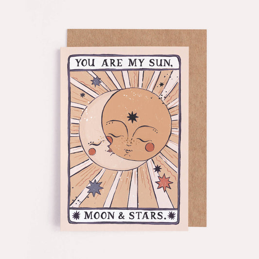 Sister Paper Co. - Sun, Moon & Stars Card | Love Card | Anniversary Cards TAC07