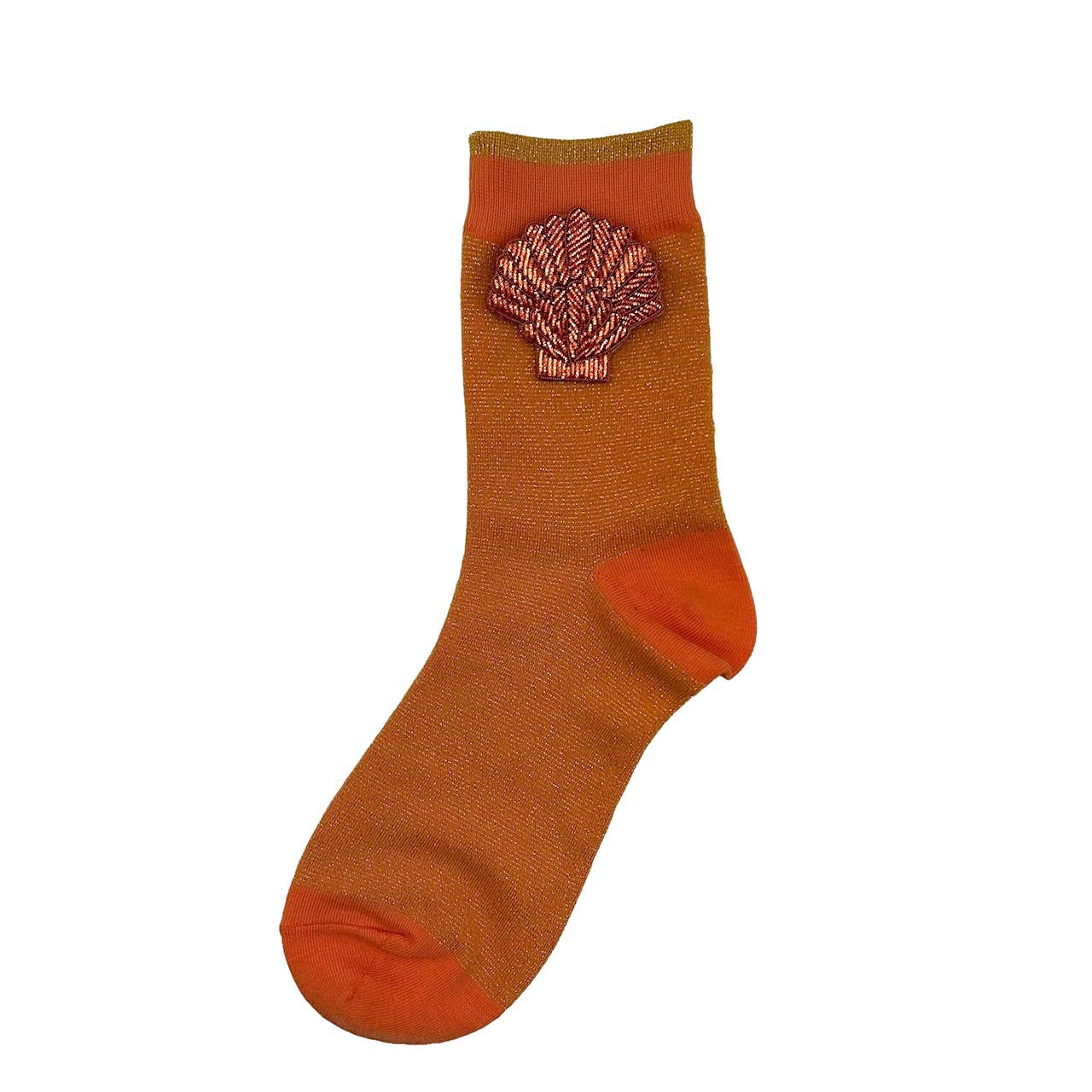 Sixton London - Tokyo socks with eclectic  pins: Black golden eye