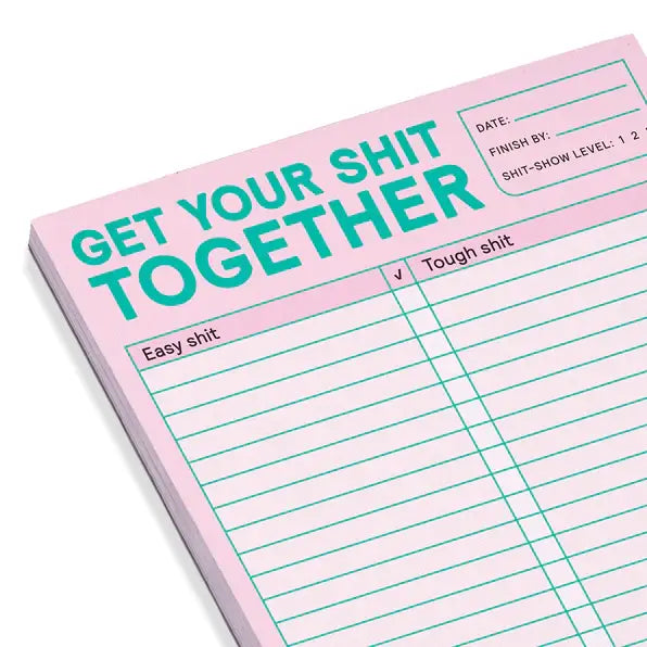 Knock Knock UK - Knock Knock Get Your Shit Together Pad (Pastel Edition)