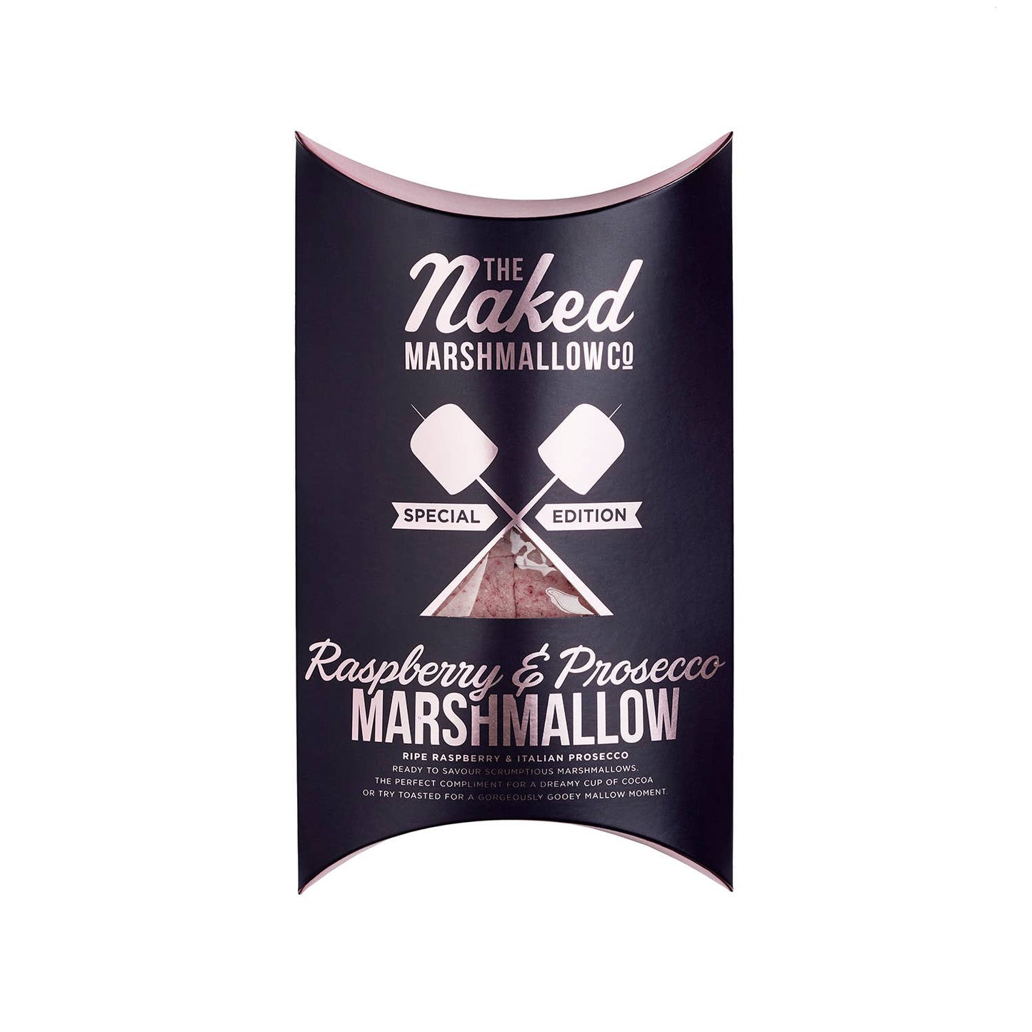 The Naked Marshmallow - Raspberry & Prosecco Gourmet Marshmallows