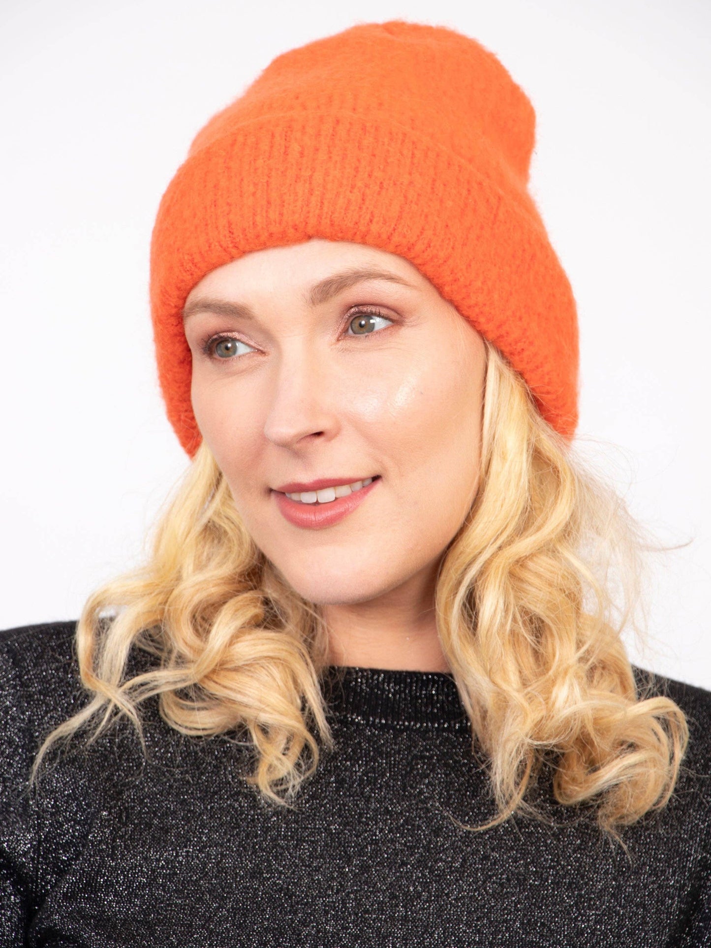 Sarta Accessories - Saylor Beanie Hat - Orange: One-size