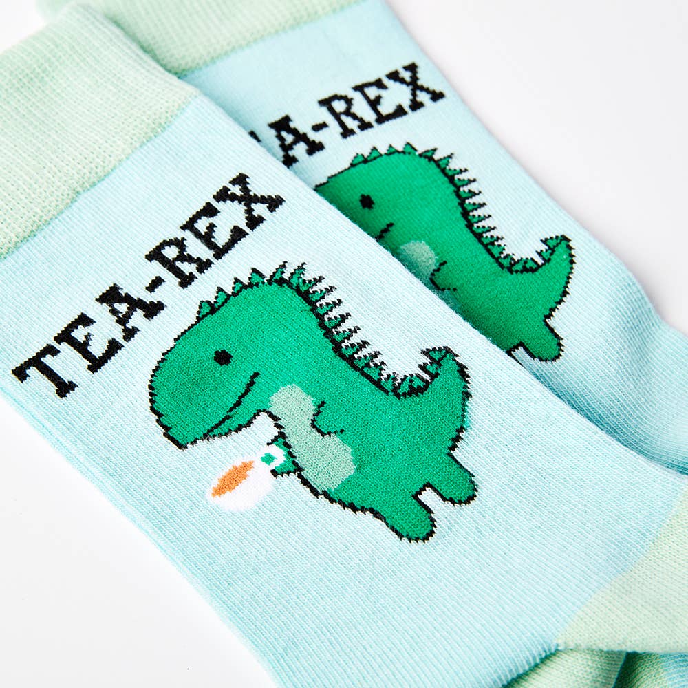 Urban Eccentric - Unisex Tea-Rex Socks: 6-11