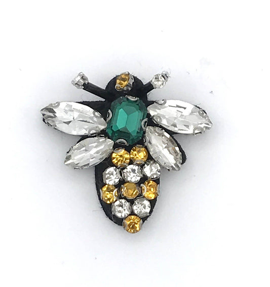 Sixton London - Queen Bee Pin In Green