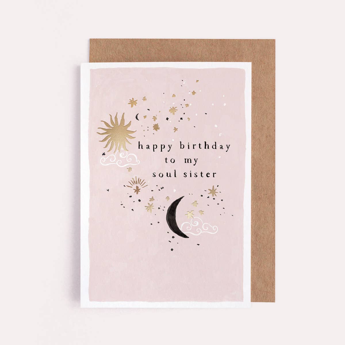 Sister Paper Co. - Soul Sister Birthday Card | Luxury Female Birthday Cards GLC03