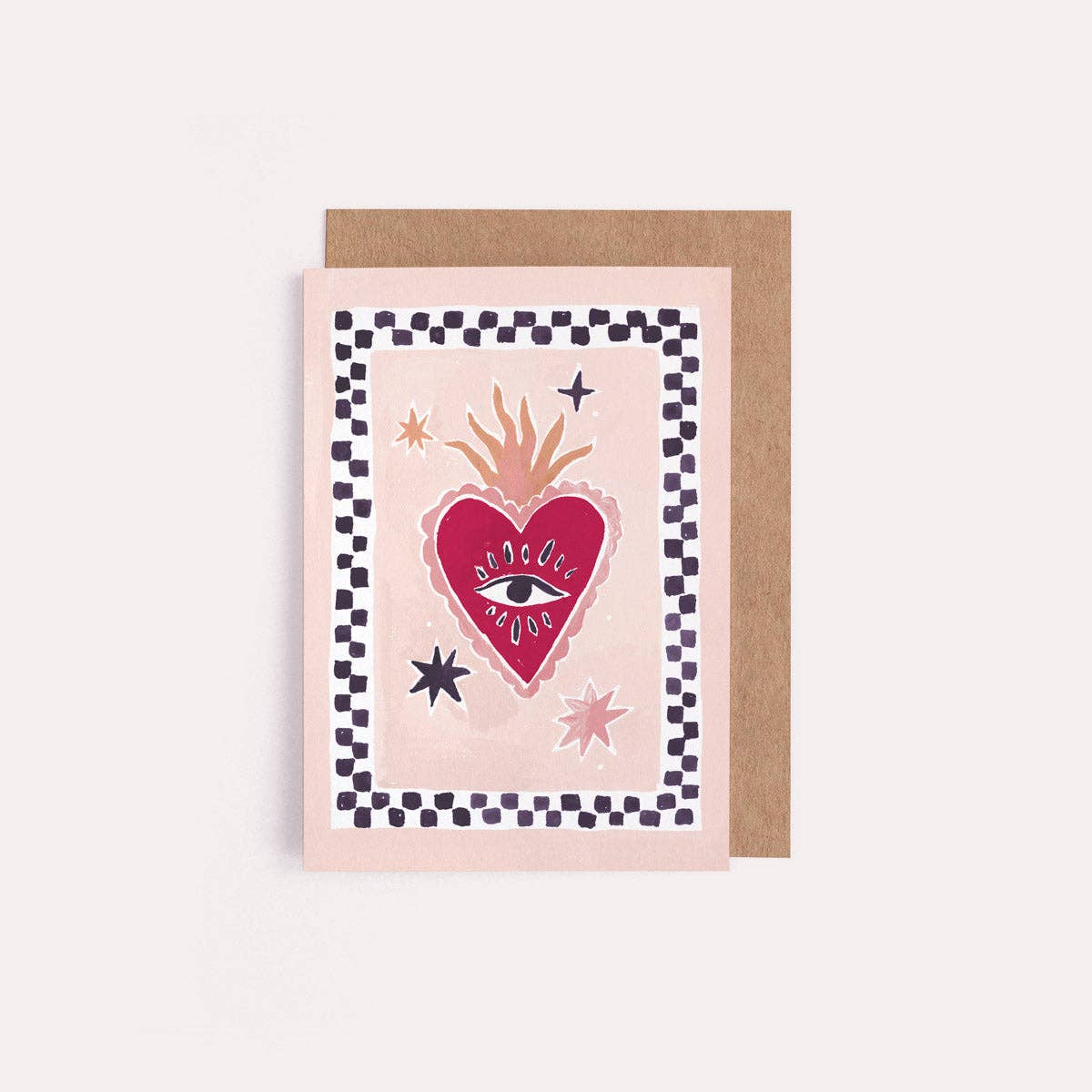 Sister Paper Co. - Sacred Heart Mini Love Card | Mini Greeting Card | Mini Card PEC11