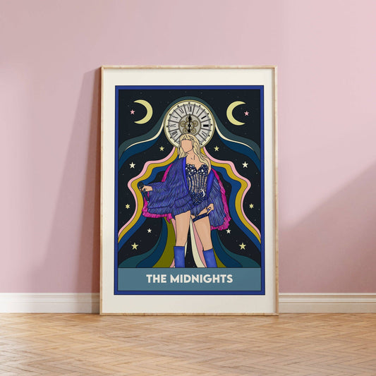 Twisted Rebel Designs - The Midnights Eras Tarot Taylor Swift Print: A5