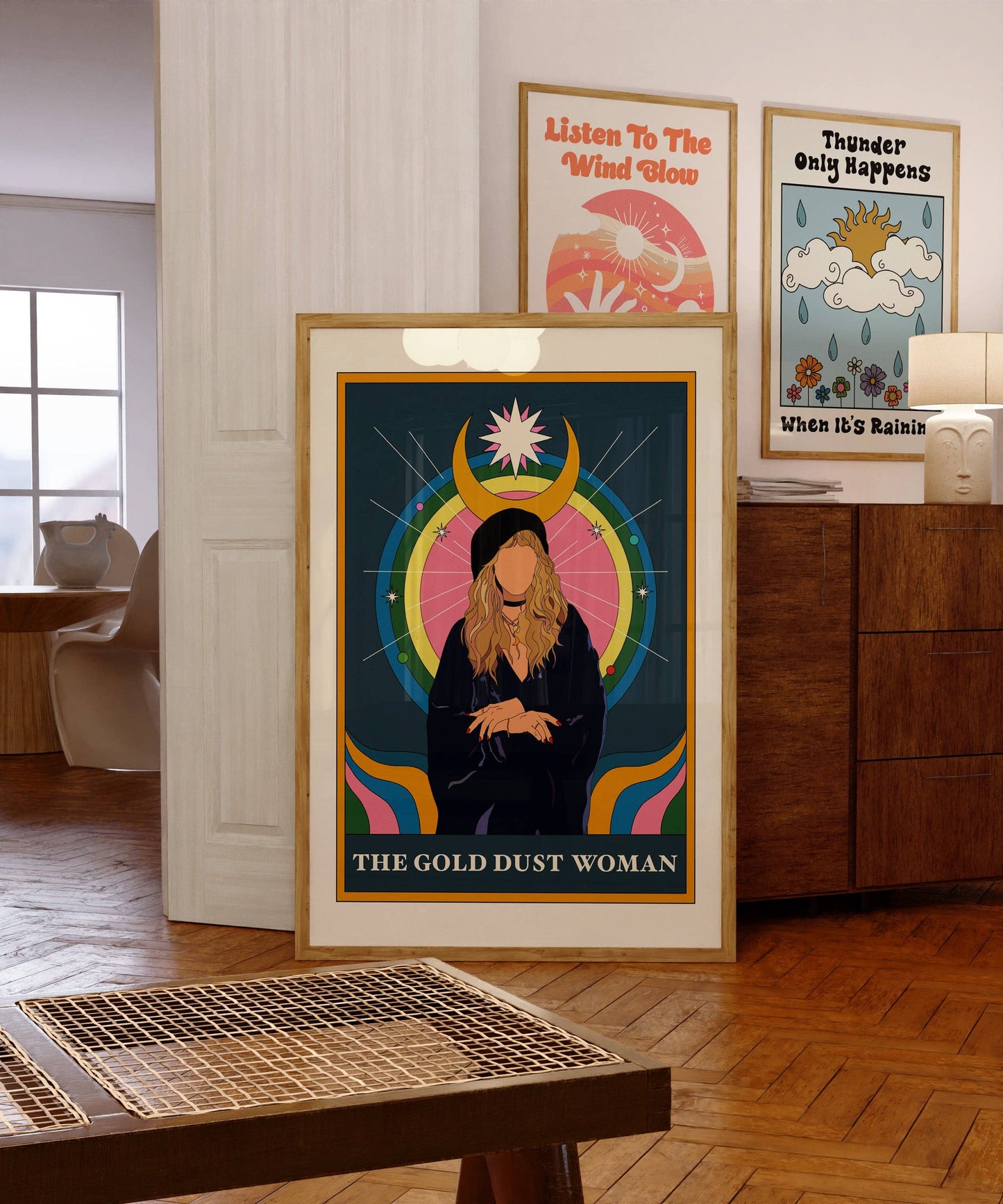 Twisted Rebel Designs - The Gold Dust Woman Tarot Print