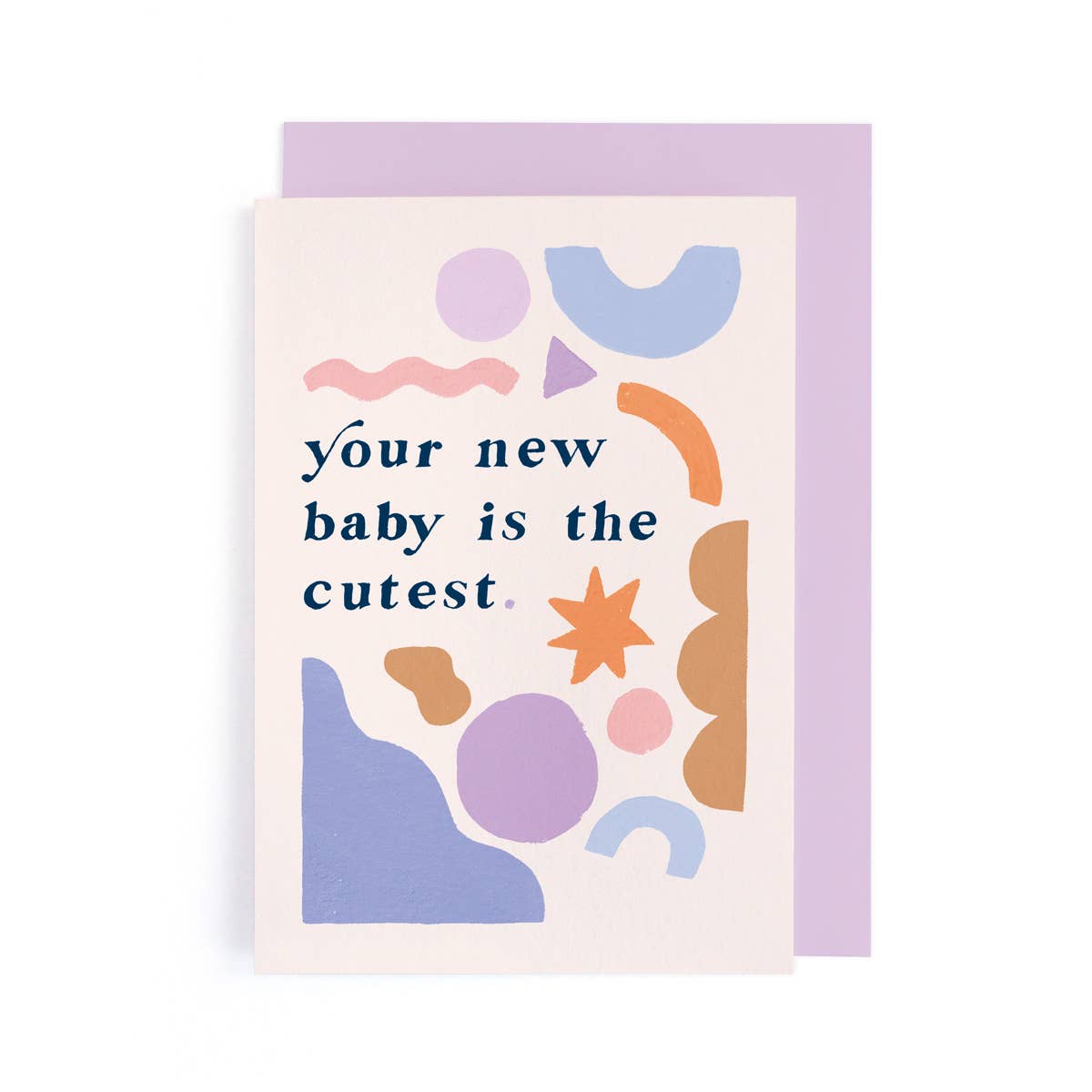 Sister Paper Co. - Cutest New Baby Card | Gender Neutral Baby Card | Rainbow