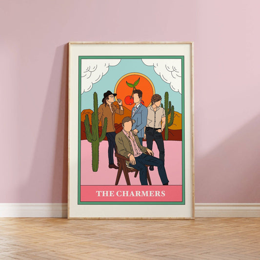 Twisted Rebel Designs - Kings Of Leon Tarot Card Art Print
