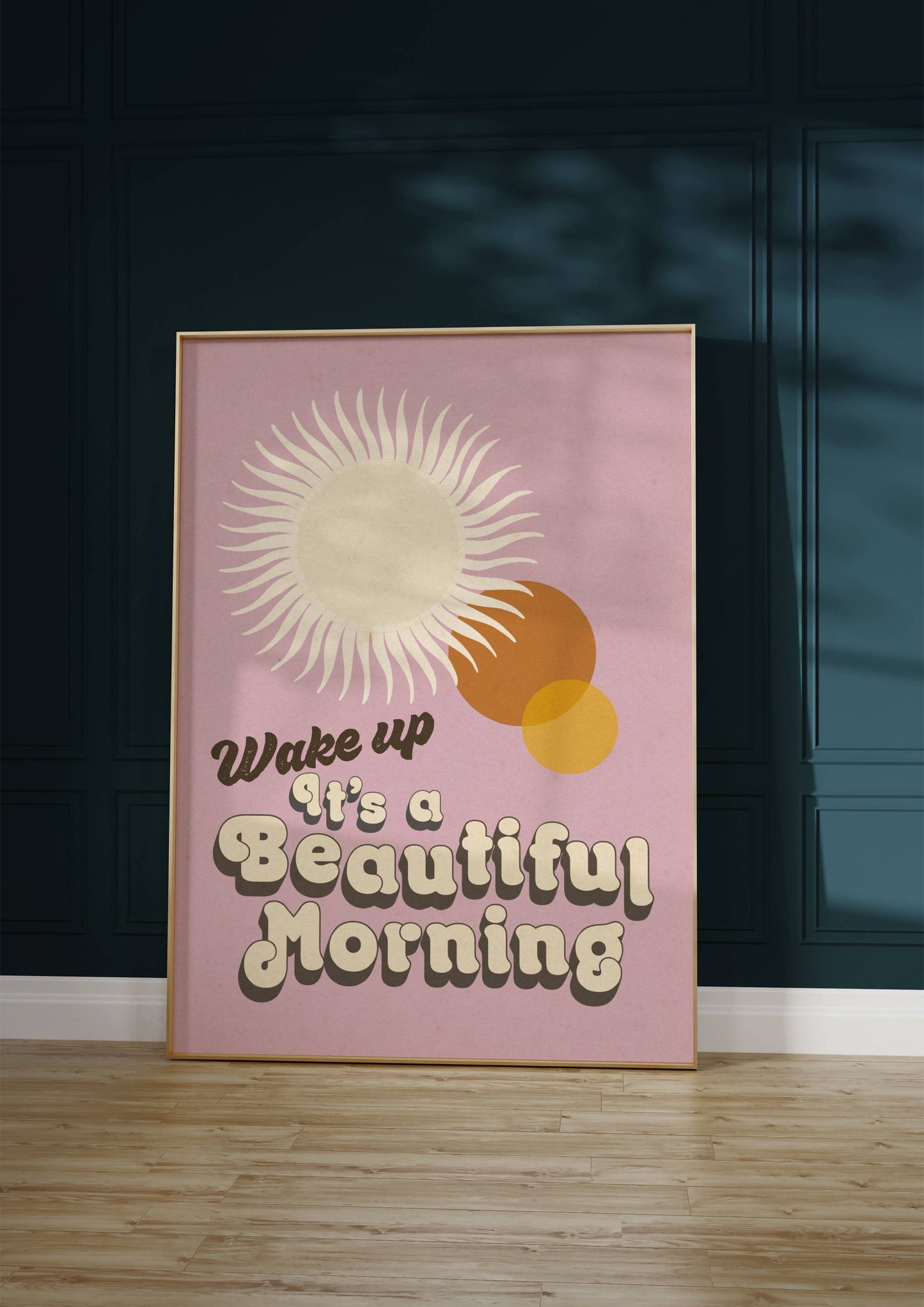 Twisted Rebel Designs - Wake Up It's A Beautiful Morning Print: A5 / Blue