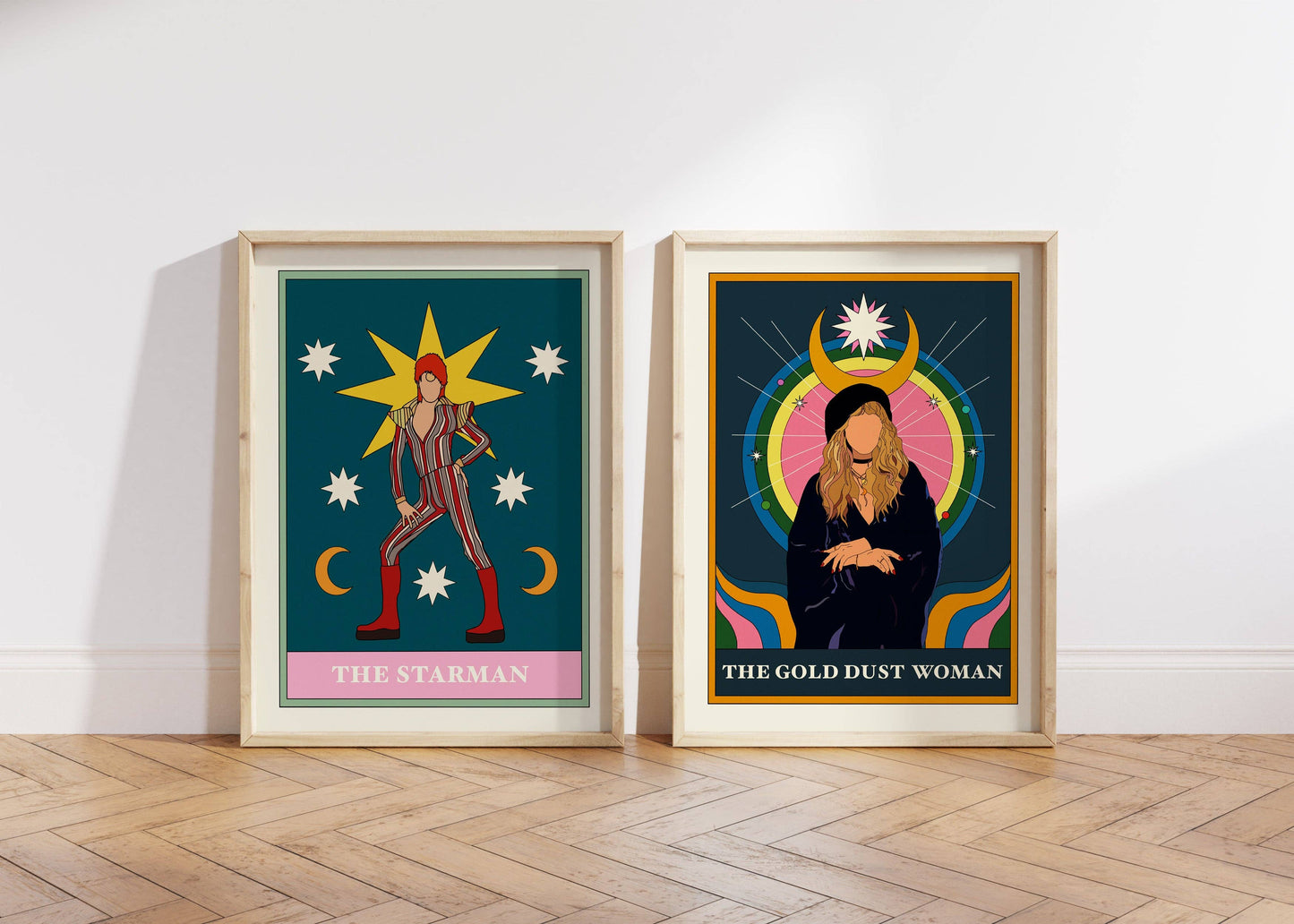 Twisted Rebel Designs - Stevie Nicks Tarot Card Art Print: A5