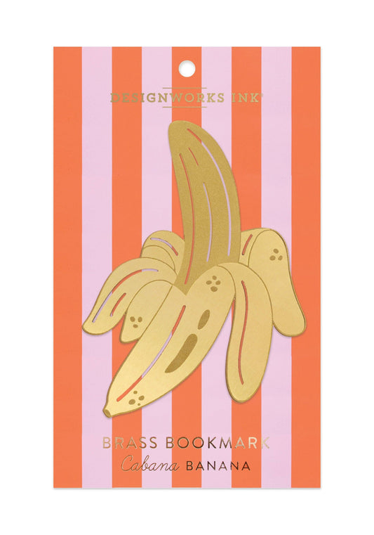 Designworks Collective - Designworks Ink Brass Bookmark - Cabana Banana