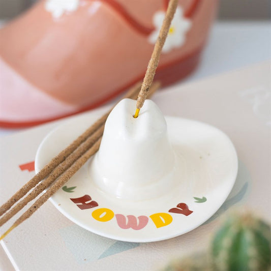 Cowboy Hat Incense Stick Holder