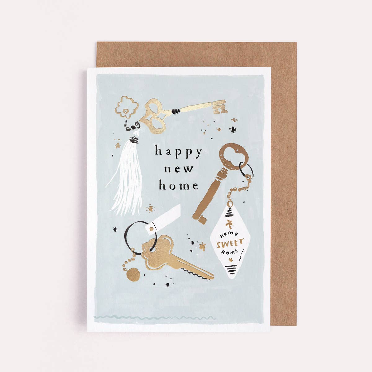 Sister Paper Co. - Keys New Home Card | Housewarming Card | New House Card GLC06