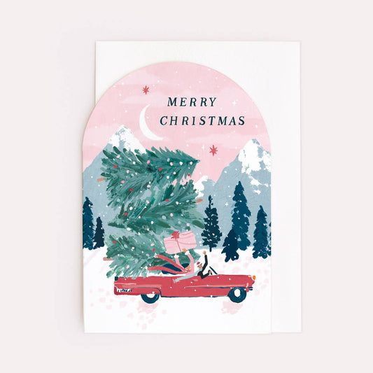 Sister Paper Co. - Driving Home Christmas Cards | Holiday Card | Seasonal Cards NVX06