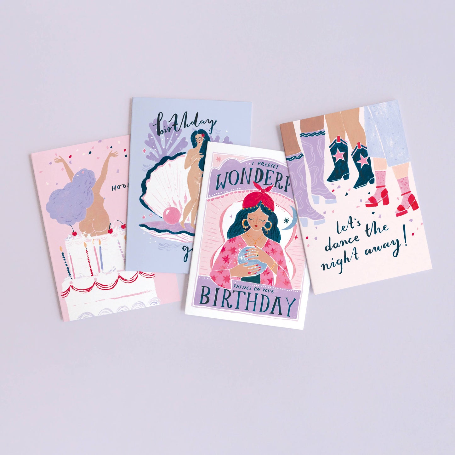 Sister Paper Co. - Dancers Birthday Card | Female Birthday Cards | Cards VEC07