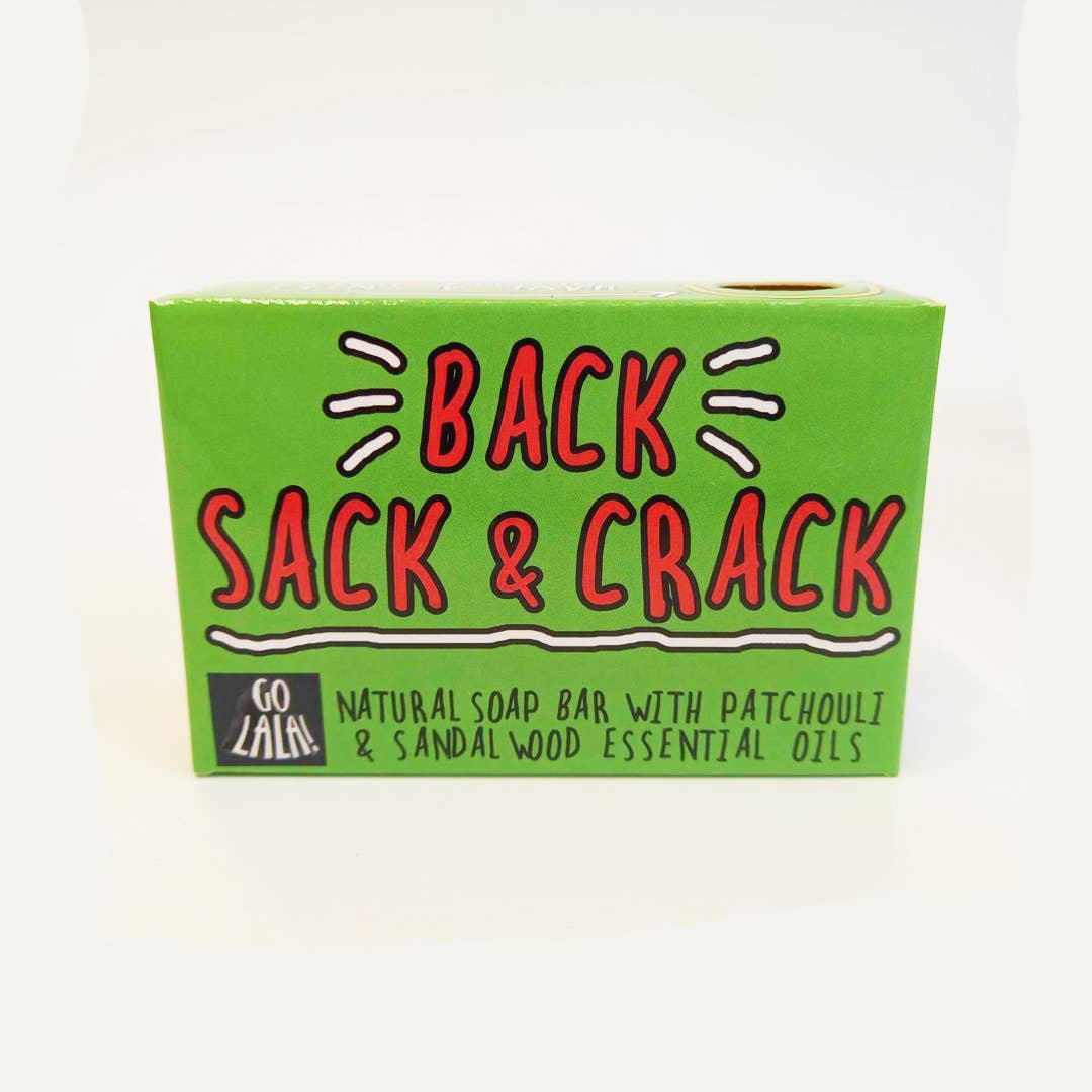 Go La La - Back, Sack & Crack Soap Bar Funny Rude Novelty Gift