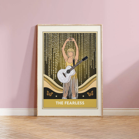 Twisted Rebel Designs - The Fearless Eras Tarot Taylor Swift Print: A5