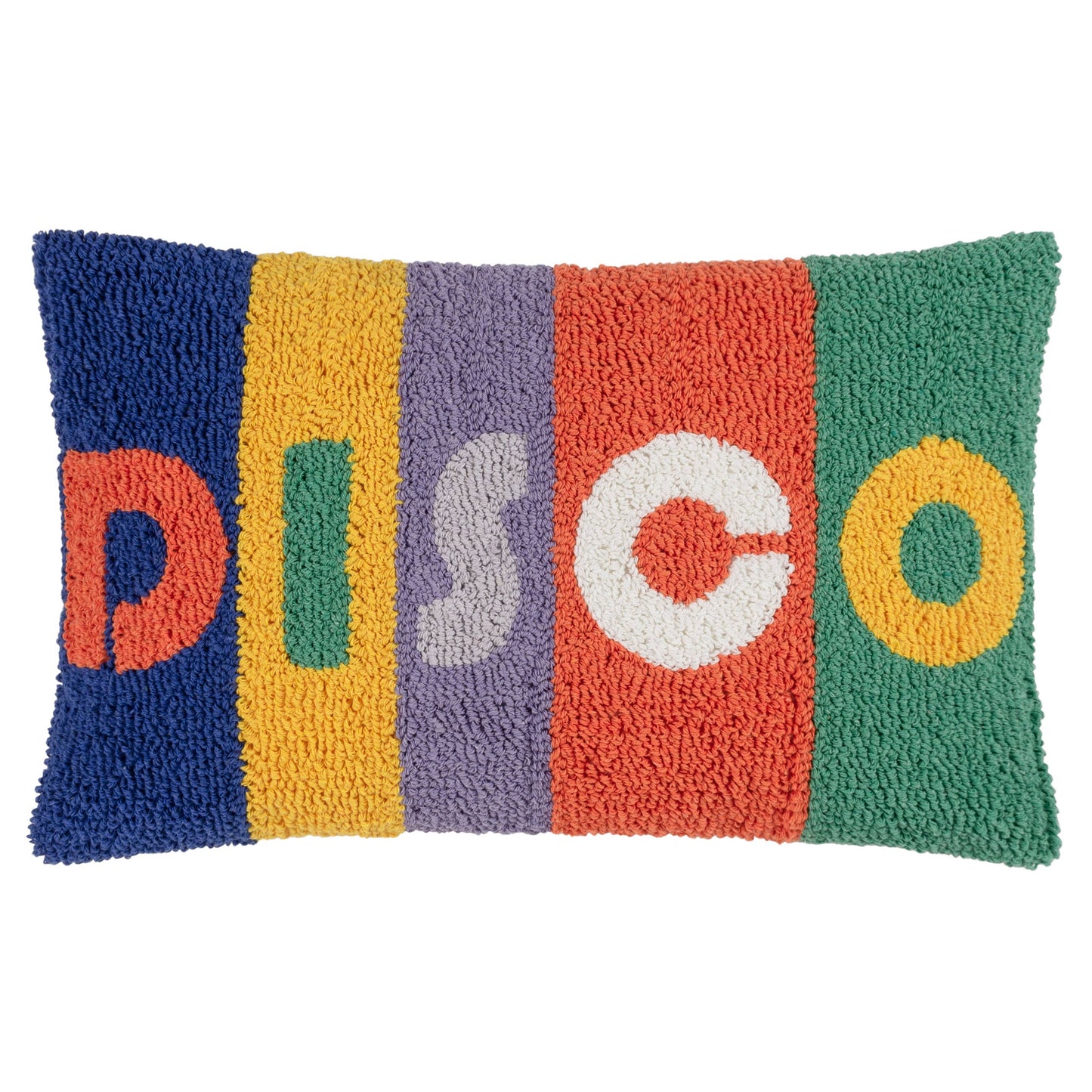 Riva Home - Disco Knitted Cushion Multicolour: Multicolour / Polyester Filled / 30 x 50cm