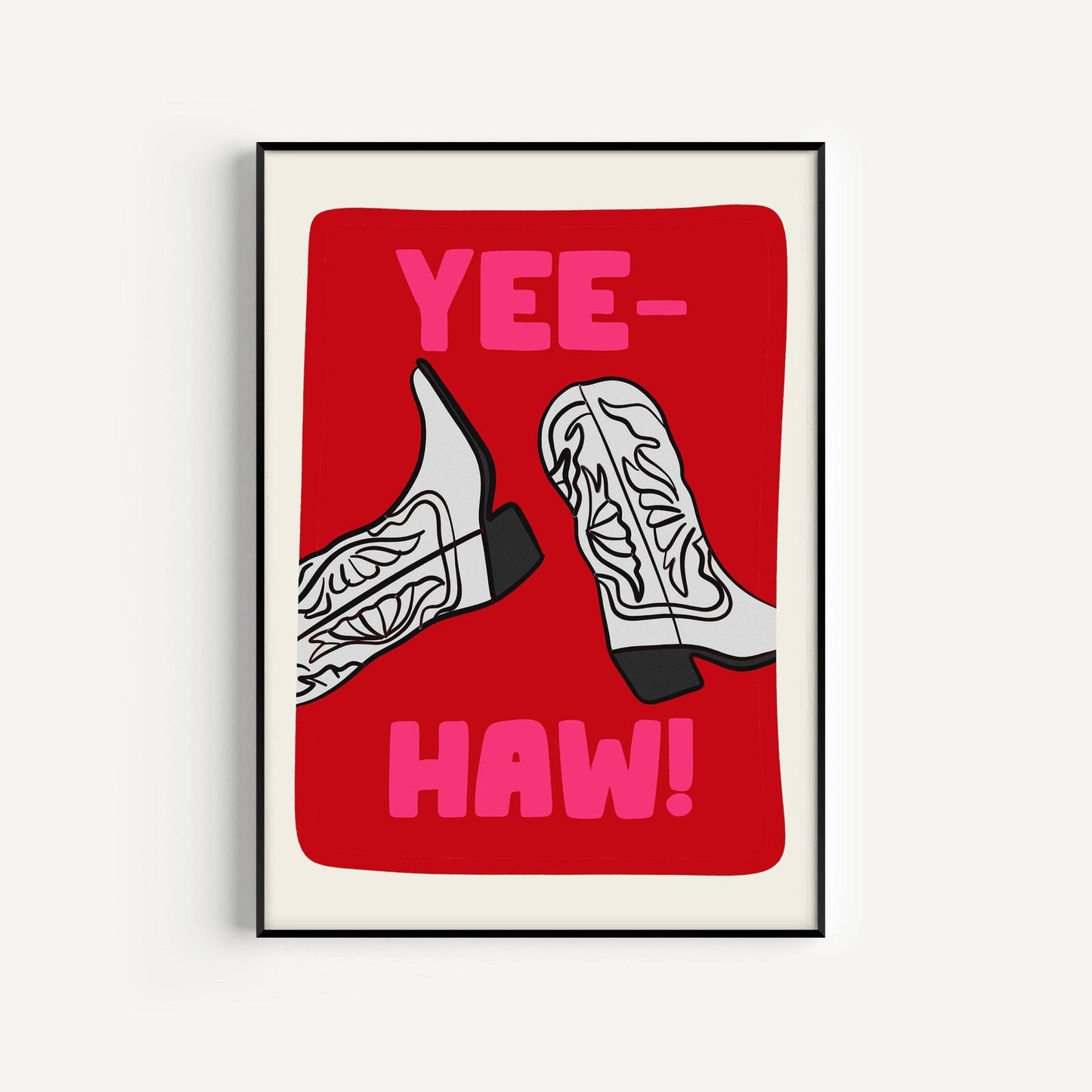 Twisted Rebel Designs - Yee-Haw! Print: A5 / Unframed