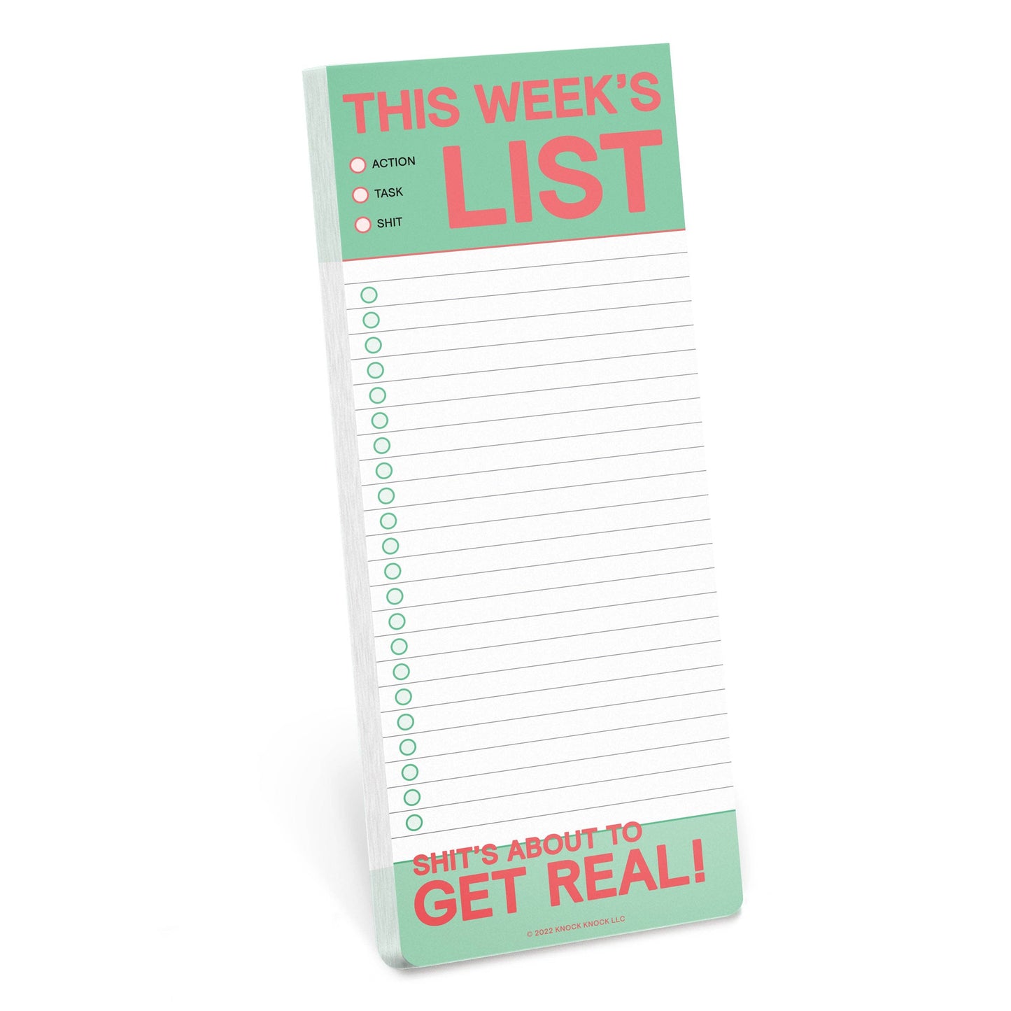 Knock Knock UK - Knock Knock This Week’s List Make-a-List Pad