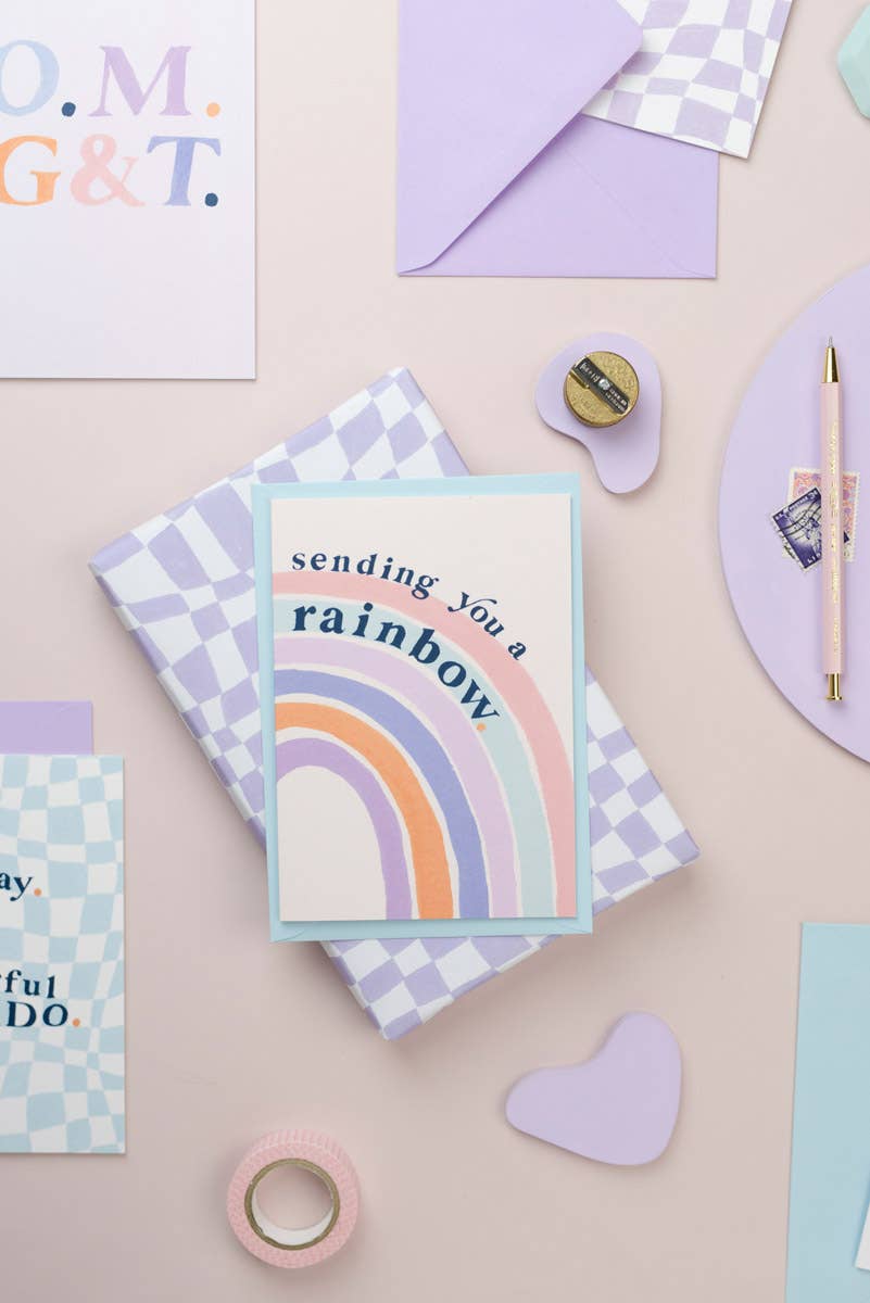 Sister Paper Co. - Sending a Rainbow Card | Thinking of You Cards | Pride Cards APC08