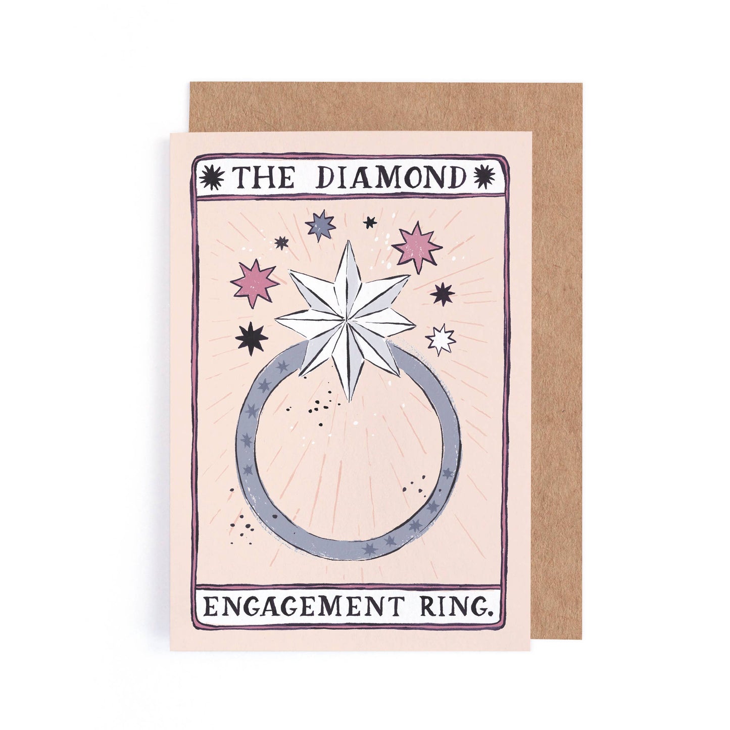 Sister Paper Co. - Tarot Engagement Ring Card | Engagement Card | Tarot Cards TAC13