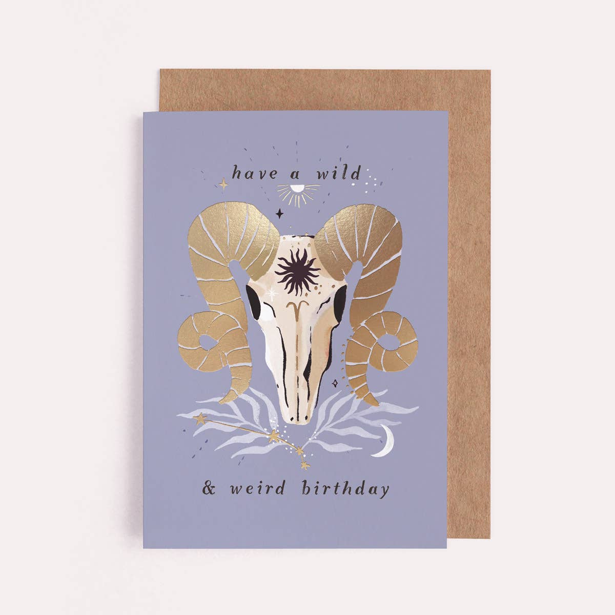 Sister Paper Co. - Ram Zodiac Birthday Card | Aries Star Sign | Astrology Cards ZDC03