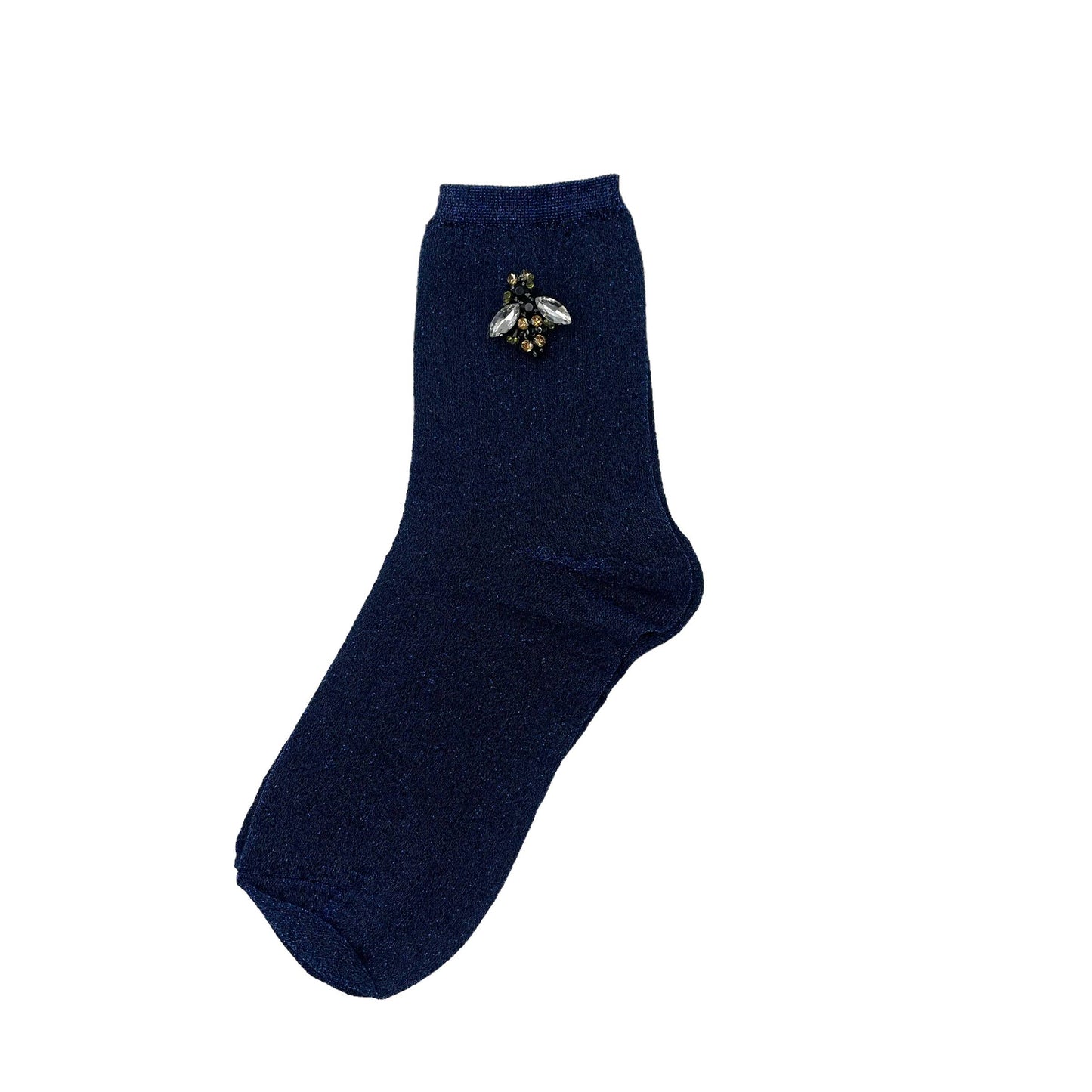 Sixton London - Rio socks With or Without Sparkly Bee Pin: Teal / Without pin