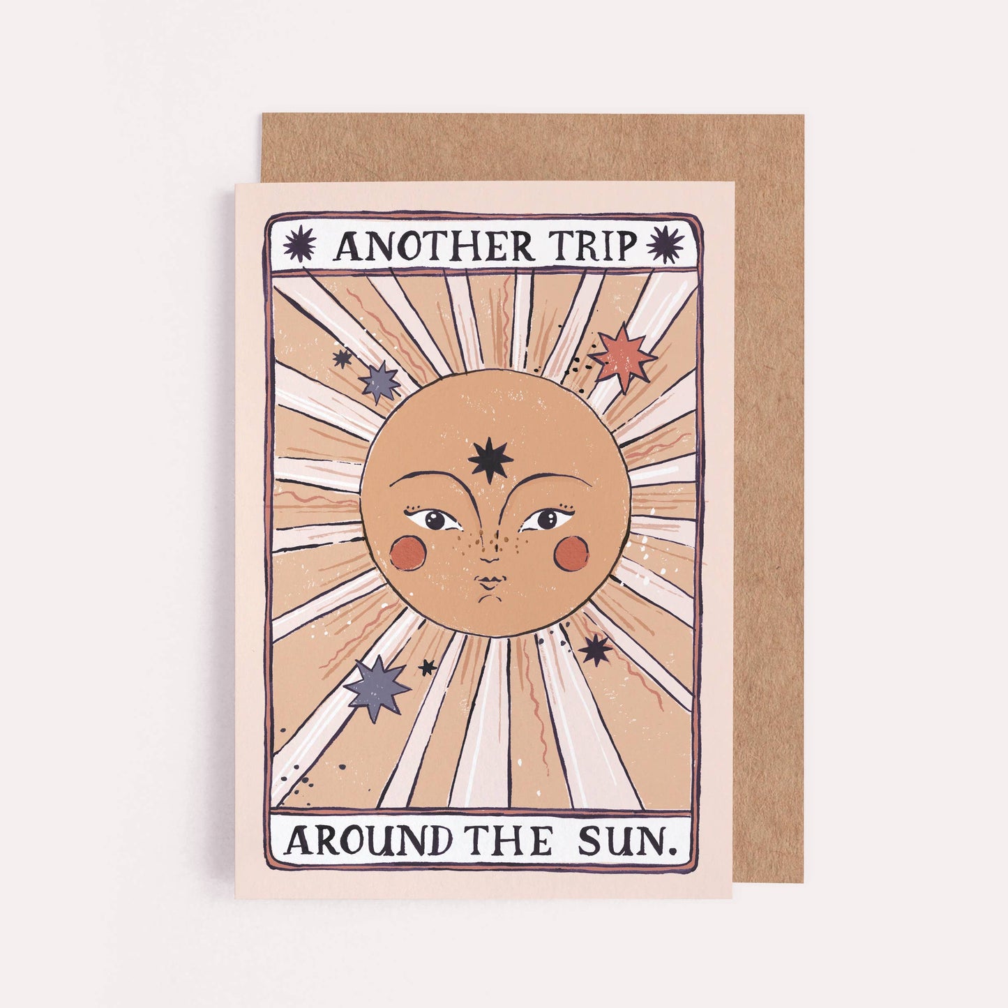 Sister Paper Co. - Tarot Sun Birthday Card | Tarot Card | Sun Greeting Cards TAC03