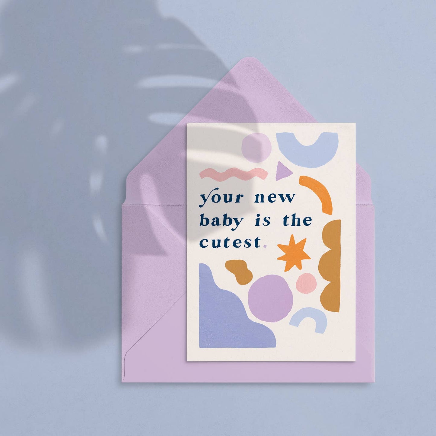 Sister Paper Co. - Cutest New Baby Card | Gender Neutral Baby Card | Rainbow