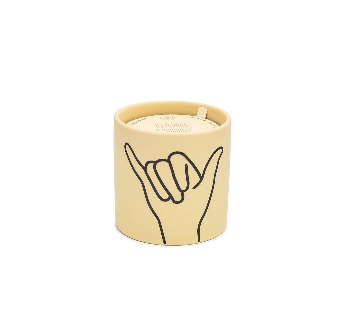 Impressions Ceramic Candle (163g) - Yellow - Hang Loose - Ocean Rose & Bay