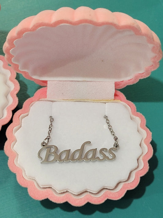 Badass Stainless Steel Necklace – Gold or Silver | Empowering Jewellery Gift