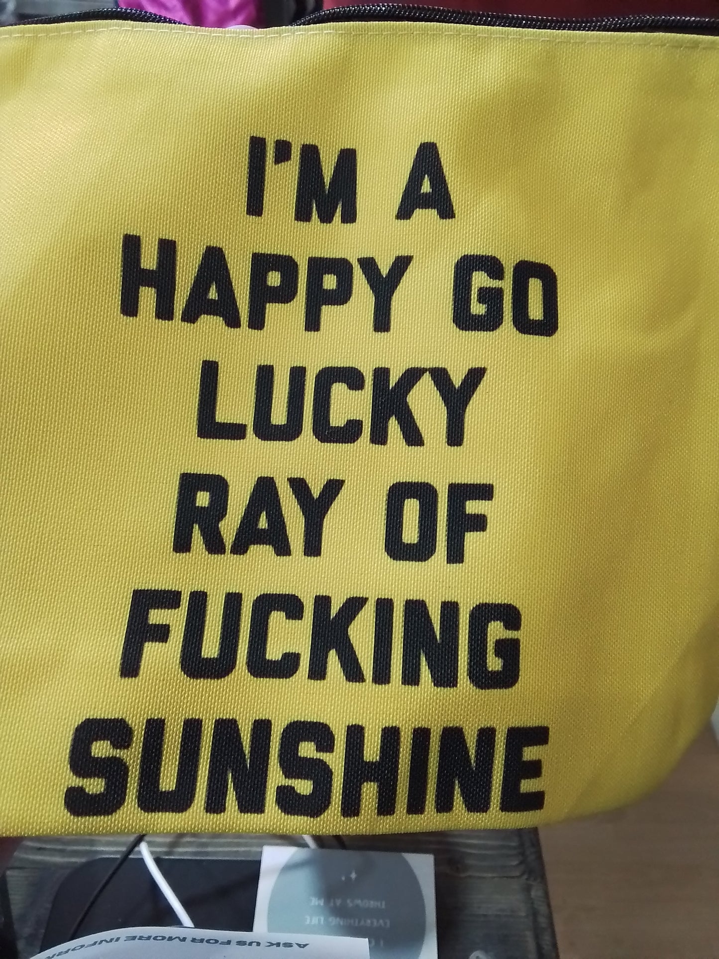 Make Up Bag 'Ray of Sunshine'