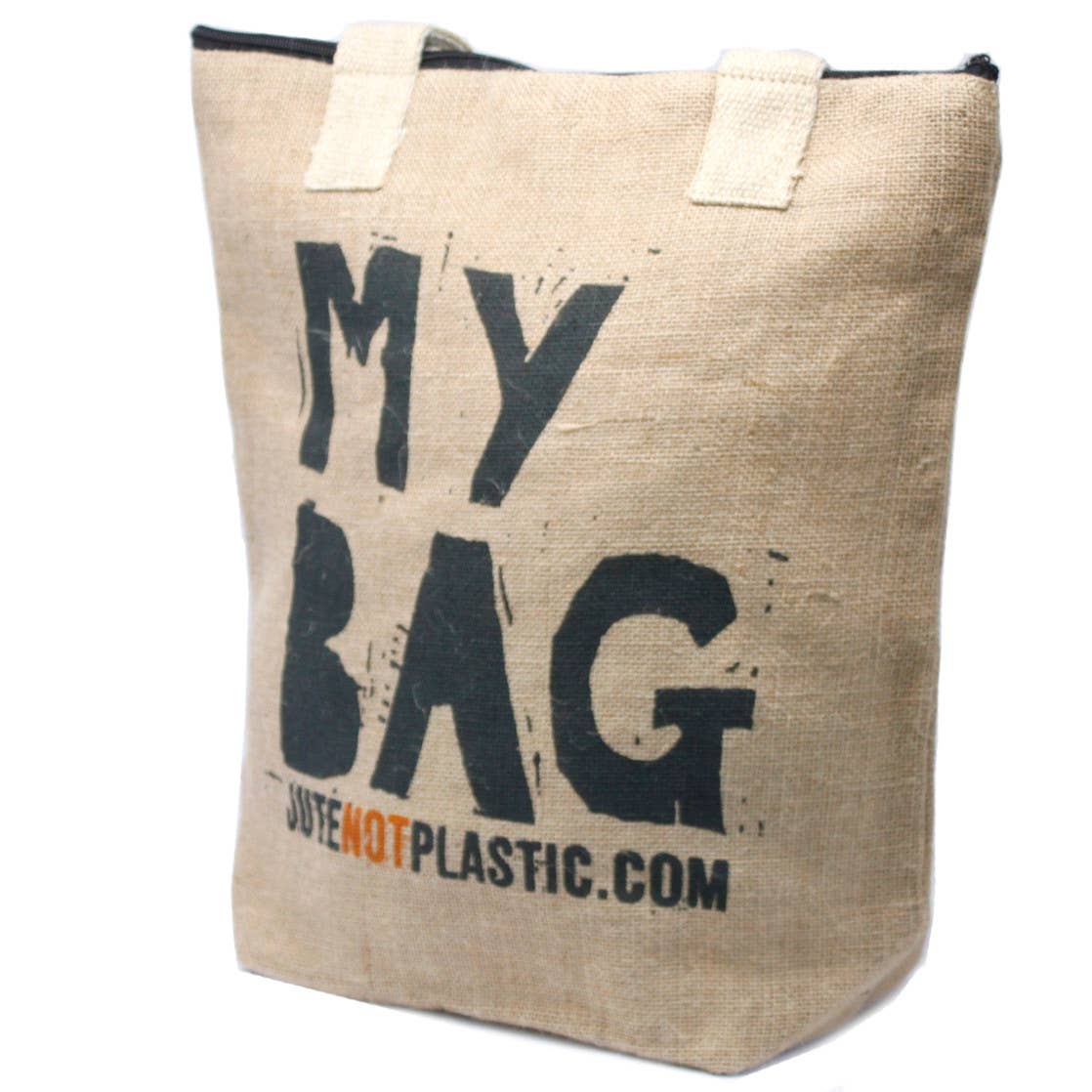 My Bag Jute Tote Bag